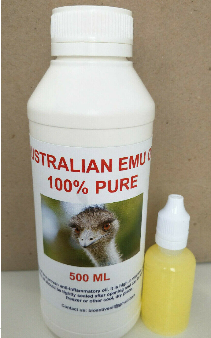 100% PURE AUSTRALIAN EMU OIL (FREE SHIPPING IN AUSTRALIA)