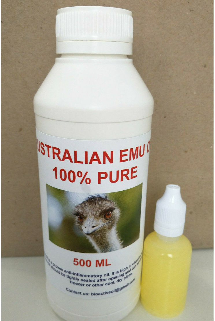 100% PURE AUSTRALIAN EMU OIL (FREE SHIPPING IN AUSTRALIA)
